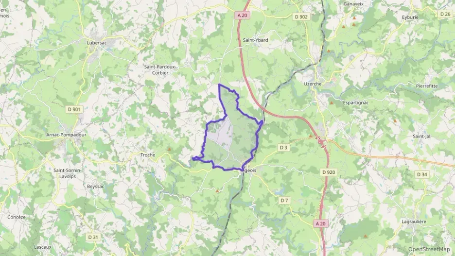 Maison 65 m² trois pièces à vendre à Vigeois