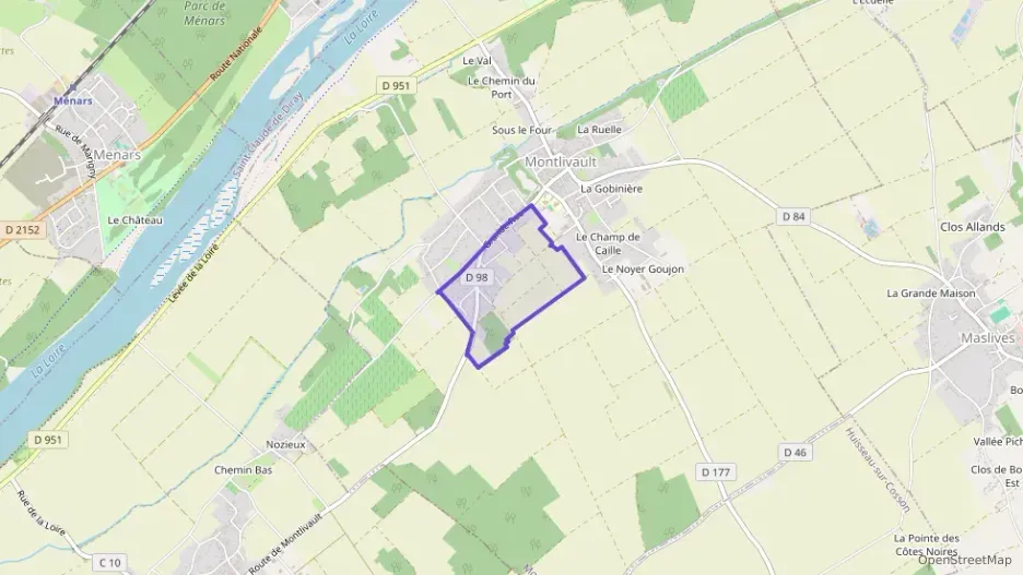 Maison 87 m² trois pièces à vendre à Montlivault