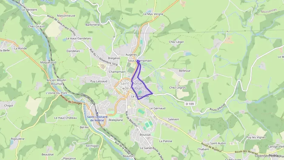 Maison 55 m² trois pièces à vendre à Saint-Léonard-de-Noblat