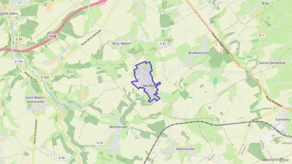 Maison 90 m² quatre pièces à vendre à Neufbosc