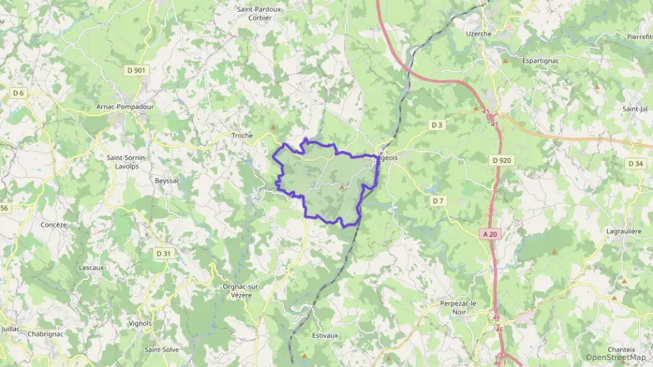 Maison 66 m² trois pièces à vendre à Vigeois