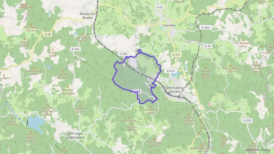 Maison 110 m² quatre pièces à vendre à Saint-Sulpice-Laurière