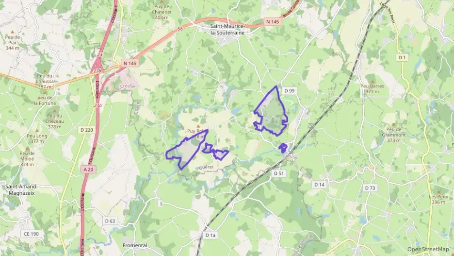 Maison 140 m² quatre pièces à vendre à Saint-Maurice-la-Souterraine