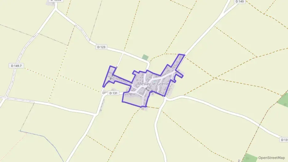 Maison 160 m² quatre pièces à vendre à Meslay-le-Grenet