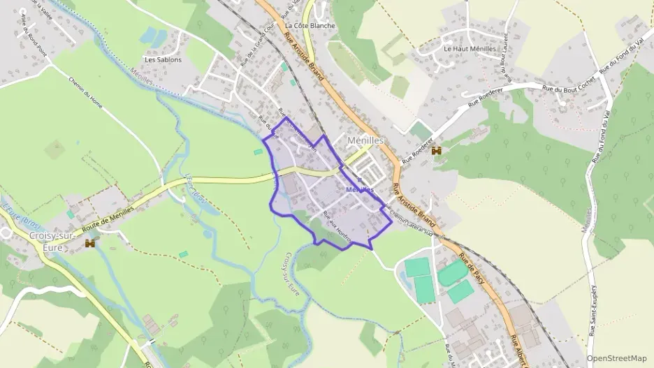 Maison 105 m² cinq pièces à vendre à Ménilles