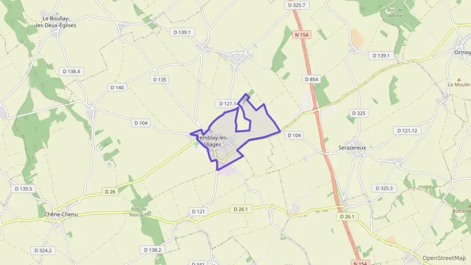 Maison 160 m² cinq pièces à vendre à Tremblay-les-Villages Maison 160 m² cinq pièces à vendre à Tremblay-les-Villages