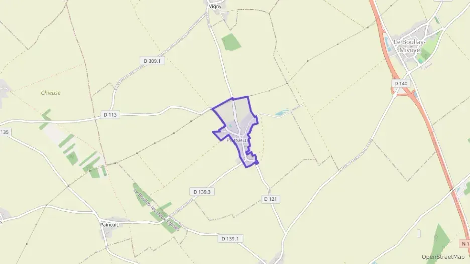 Maison 142 m² cinq pièces à vendre à Puiseux Maison 142 m² cinq pièces à vendre à Puiseux