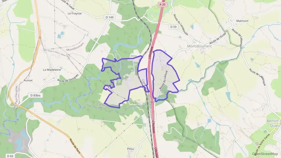 Maison 106 m² six pièces à vendre à Montdoumerc