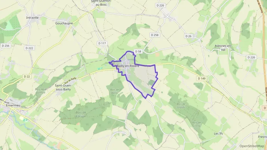 Maison 70 m² trois pièces à vendre à Bailly-en-Rivière Maison 70 m² trois pièces à vendre à Bailly-en-Rivière
