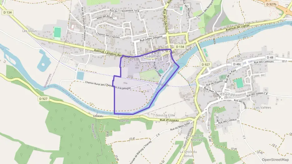 Maison 60 m² quatre pièces à vendre à Saint-Gaultier Maison 60 m² quatre pièces à vendre à Saint-Gaultier