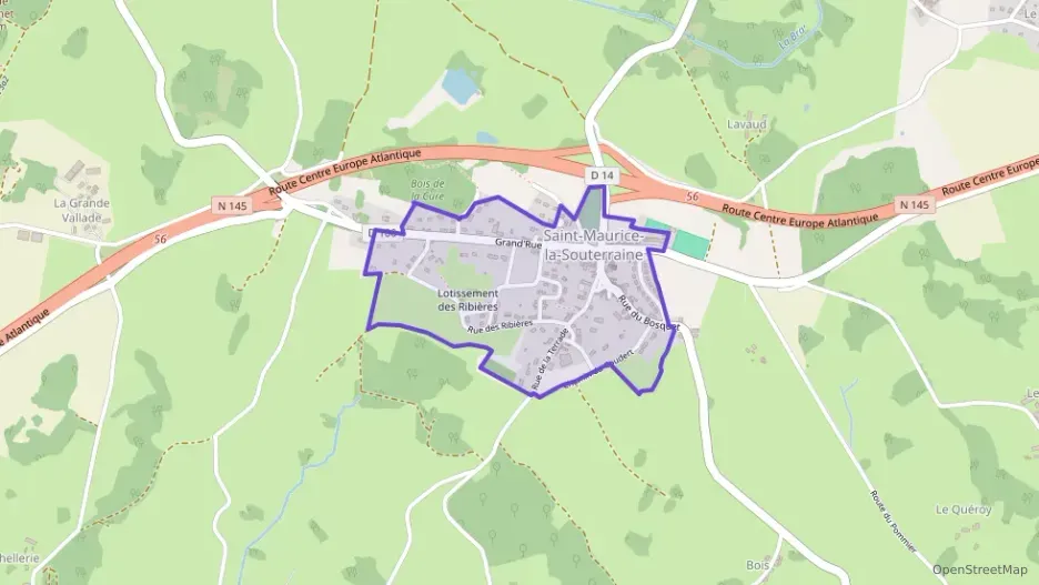 Maison 112 m² quatre pièces à vendre à Saint-Maurice-la-Souterraine