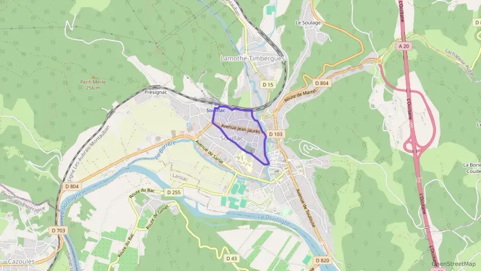 Maison 95 m² quatre pièces à vendre à Souillac
