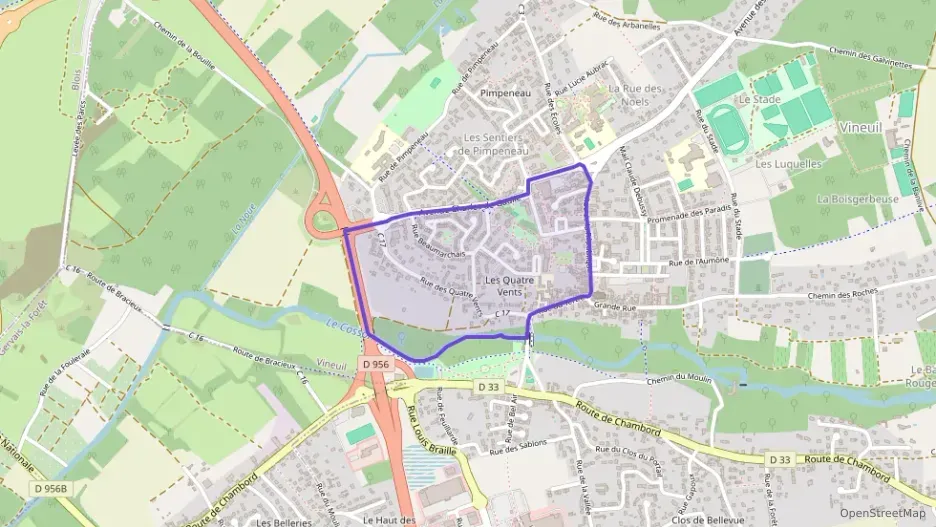 Maison 92 m² cinq pièces à vendre à Vineuil Maison 92 m² cinq pièces à vendre à Vineuil