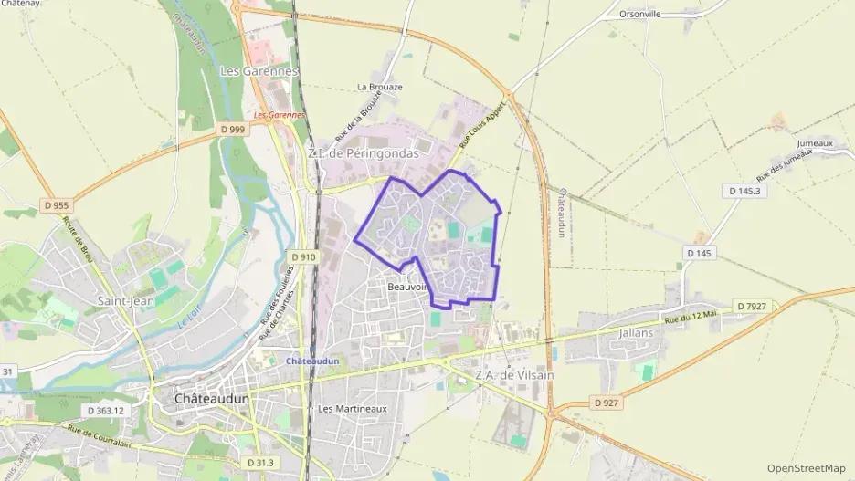 Maison 80 m² quatre pièces à vendre à Châteaudun