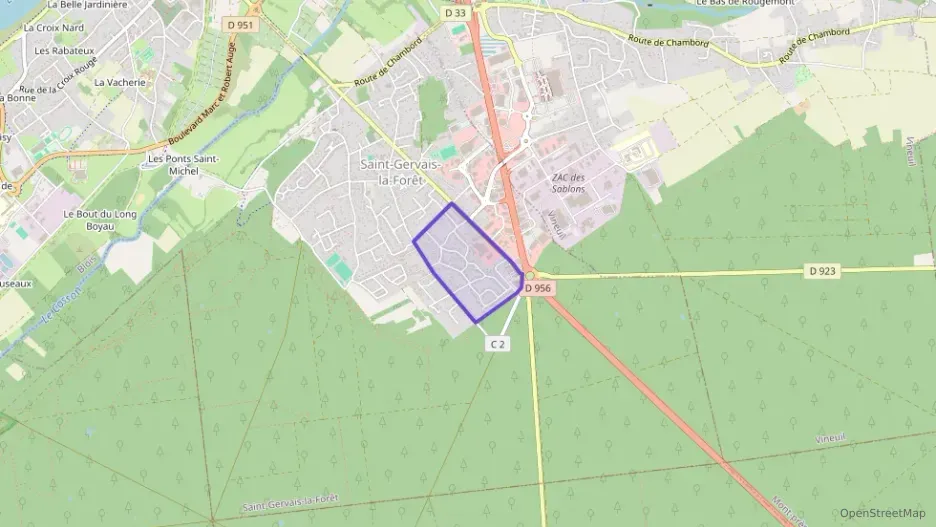 Maison 94 m² quatre pièces à vendre à Saint-Gervais-la-Forêt Maison 94 m² quatre pièces à vendre à Saint-Gervais-la-Forêt