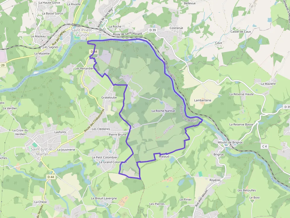 Maison 90 m² trois pièces à vendre à Saint-Just-le-Martel