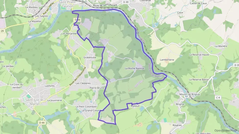 Maison 90 m² trois pièces à vendre à Saint-Just-le-Martel