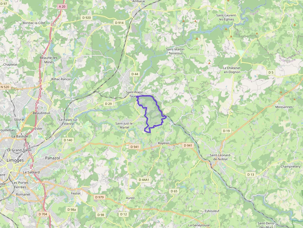 Maison 90 m² trois pièces à vendre à Saint-Just-le-Martel