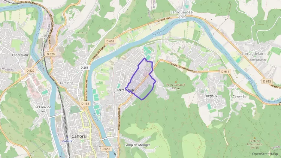 Maison 80 m² quatre pièces à vendre à Cahors