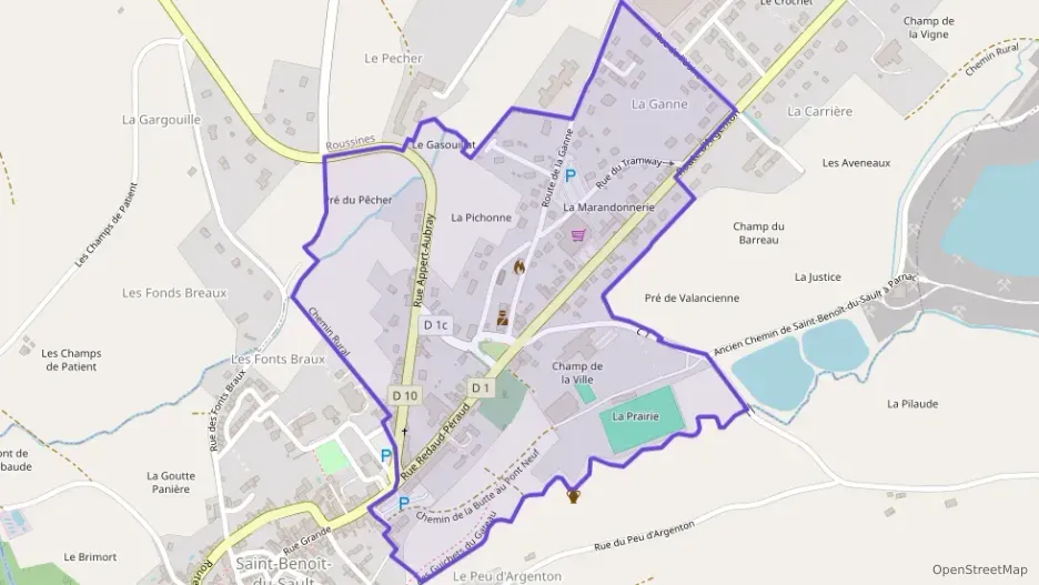 Maison 70 m² quatre pièces à vendre à Saint-Benoît-du-Sault Maison 70 m² quatre pièces à vendre à Saint-Benoît-du-Sault