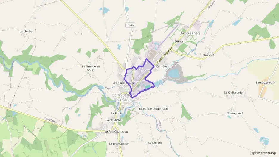 Maison 70 m² quatre pièces à vendre à Saint-Benoît-du-Sault Maison 70 m² quatre pièces à vendre à Saint-Benoît-du-Sault