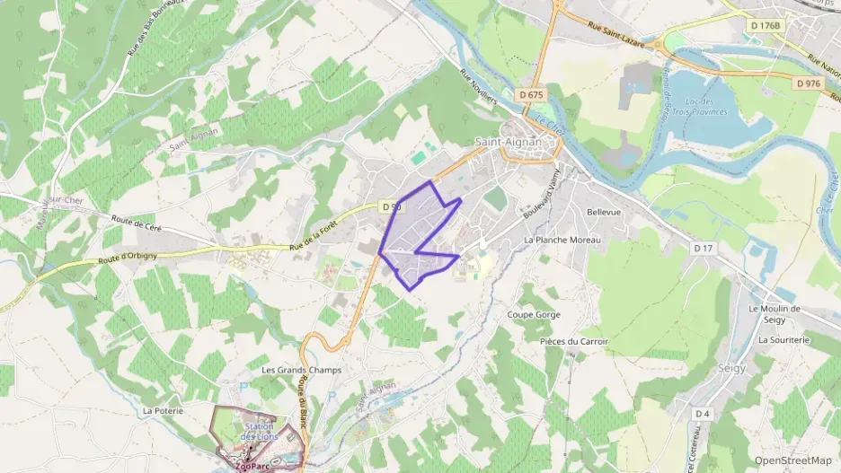 Maison 56 m² trois pièces à vendre à Saint-Aignan