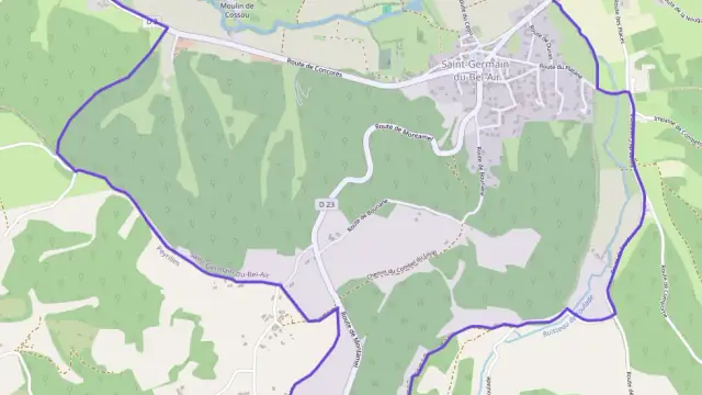 Maison 65 m² quatre pièces à vendre à Saint-Germain-du-Bel-Air