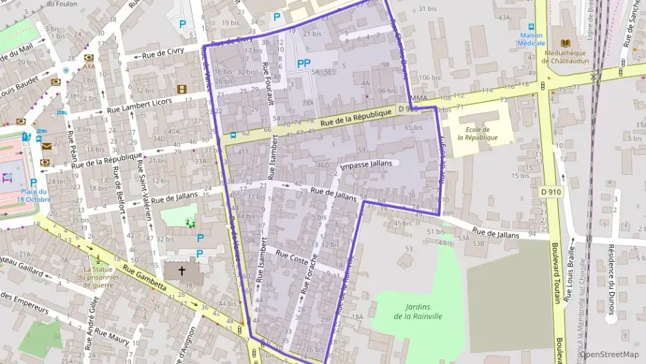 Maison 74 m² trois pièces à vendre à Châteaudun