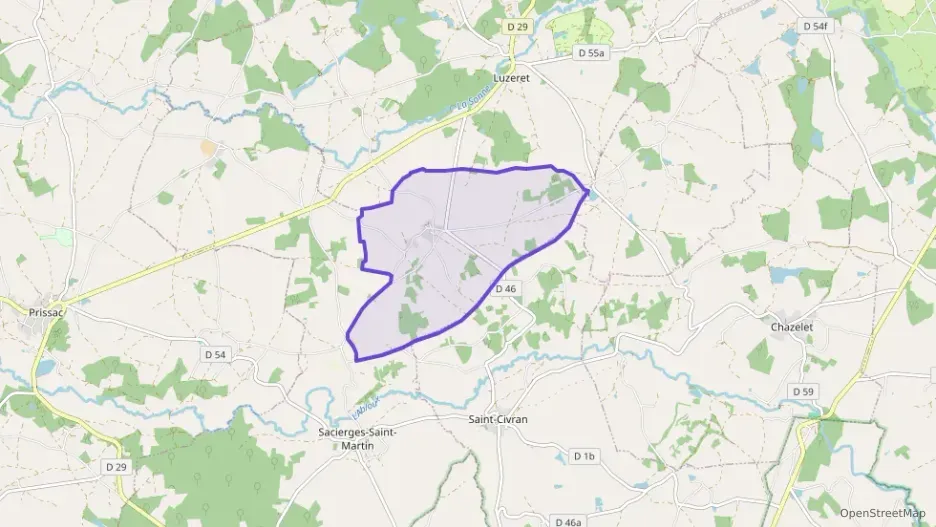 Maison 35 m² deux pieces à vendre à Sacierges-Saint-Martin