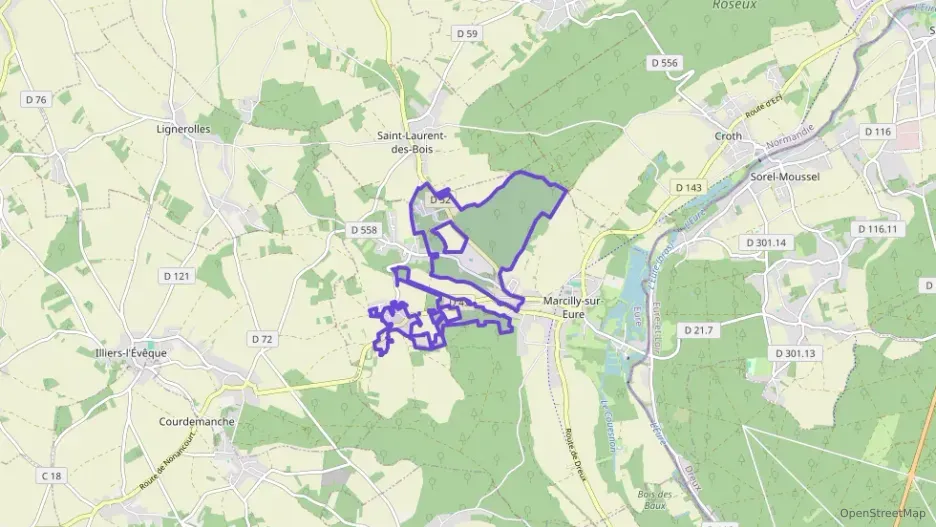 Maison 96 m² quatre pièces à vendre à Marcilly-sur-Eure Maison 96 m² quatre pièces à vendre à Marcilly-sur-Eure