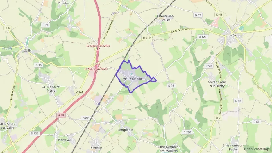 Maison 79 m² quatre pièces à vendre à Vieux-Manoir