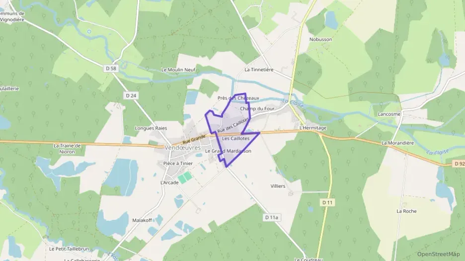 Maison 45 m² trois pièces à vendre à Vendœuvres Maison 45 m² trois pièces à vendre à Vendœuvres