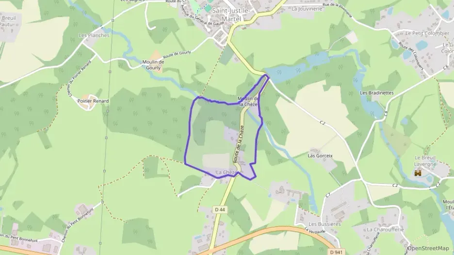 Maison 100 m² six pièces à vendre à Saint-Just-le-Martel