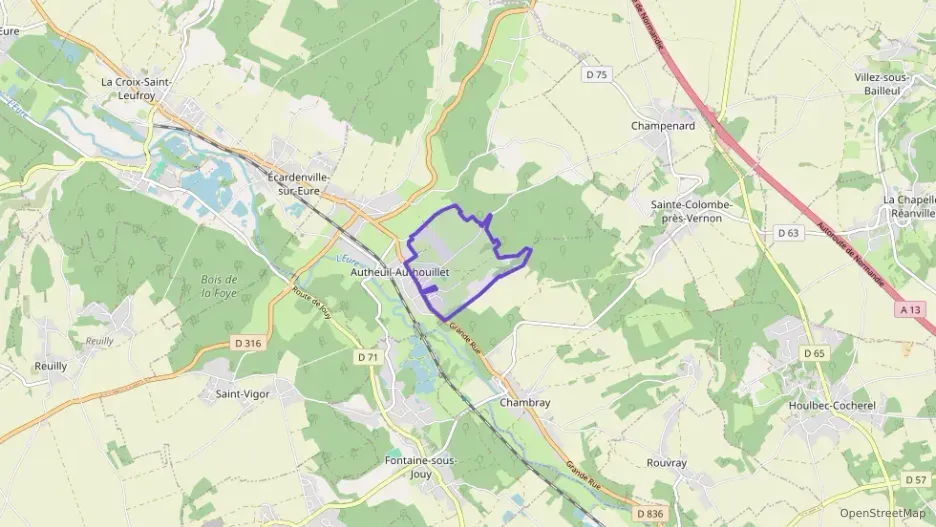 Maison 62 m² quatre pièces à vendre à Autheuil-Authouillet