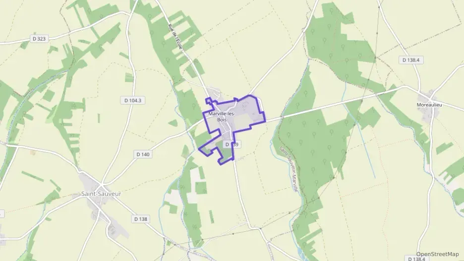 Maison 110 m² quatre pièces à vendre à Saint-Sauveur-Marville