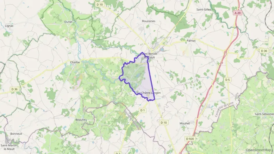 Maison 64 m² trois pièces à vendre à La Châtre-Langlin