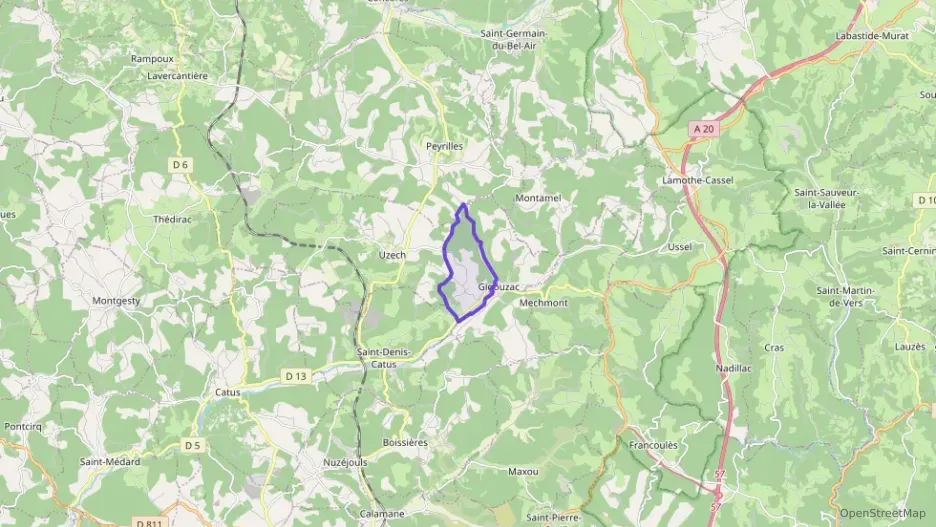 Maison 100 m² cinq pièces à vendre à Gigouzac