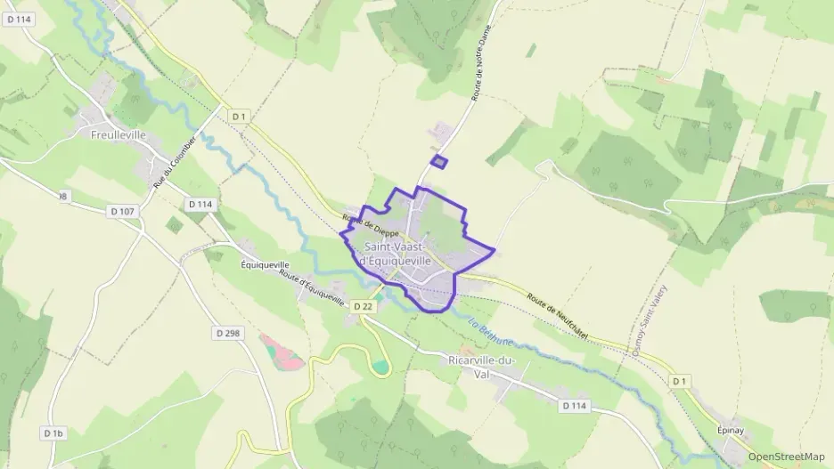 Maison 83 m² trois pièces à vendre à Saint-Vaast-d`Équiqueville