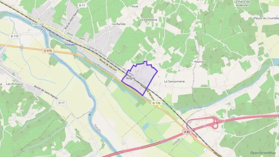 Maison 70 m² quatre pièces à vendre à Thésée