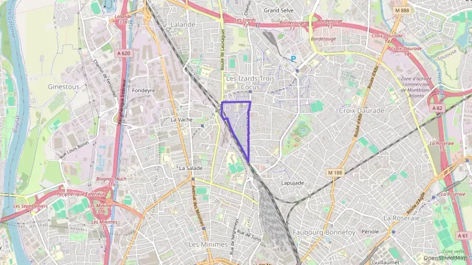 Maison 94 m² cinq pièces à vendre à Toulouse