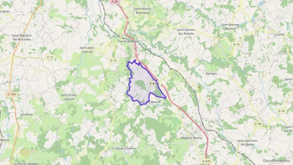 Maison 130 m² quatre pièces à vendre à Vicq-sur-Breuilh