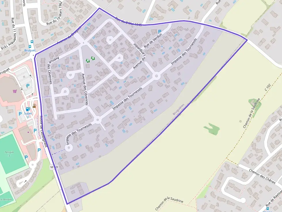 Maison 134 m² quatre pièces à vendre à Bruguières