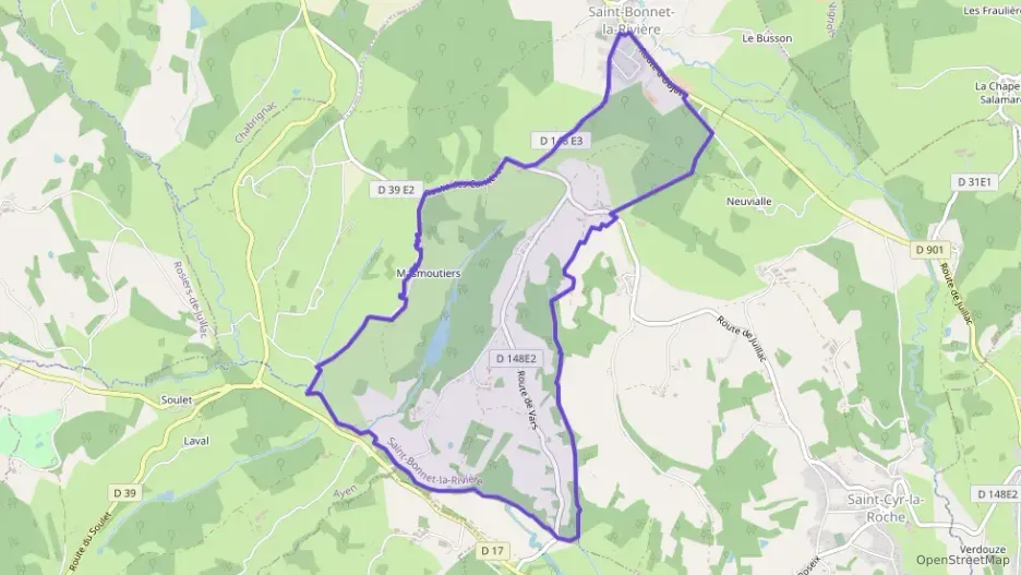 Maison 100 m² cinq pièces à vendre à Saint-Bonnet-la-Rivière Maison 100 m² cinq pièces à vendre à Saint-Bonnet-la-Rivière