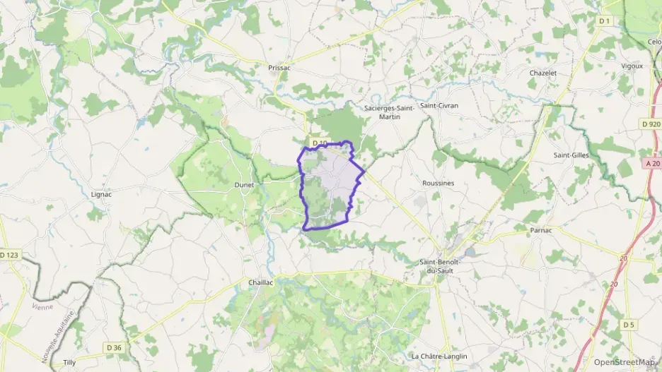 Maison 123 m² cinq pièces à vendre à Sacierges-Saint-Martin Maison 123 m² cinq pièces à vendre à Sacierges-Saint-Martin