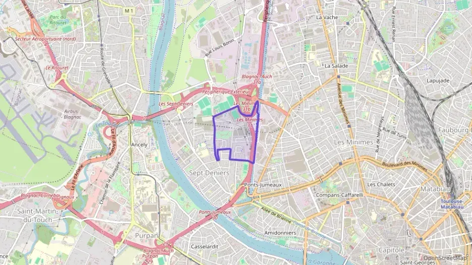 Maison 93 m² cinq pièces à vendre à Toulouse