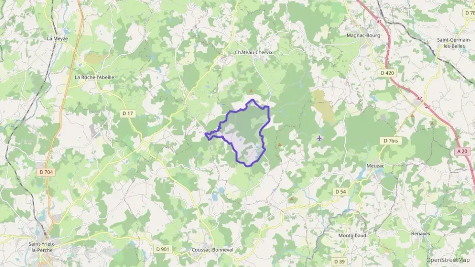 Maison 50 m² trois pièces à vendre à Château-Chervix