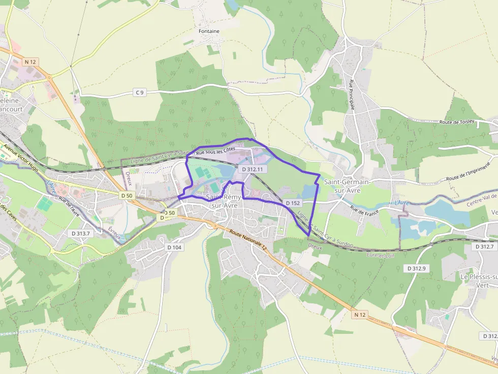 Maison 74 m² quatre pièces à vendre à Saint-Rémy-sur-Avre