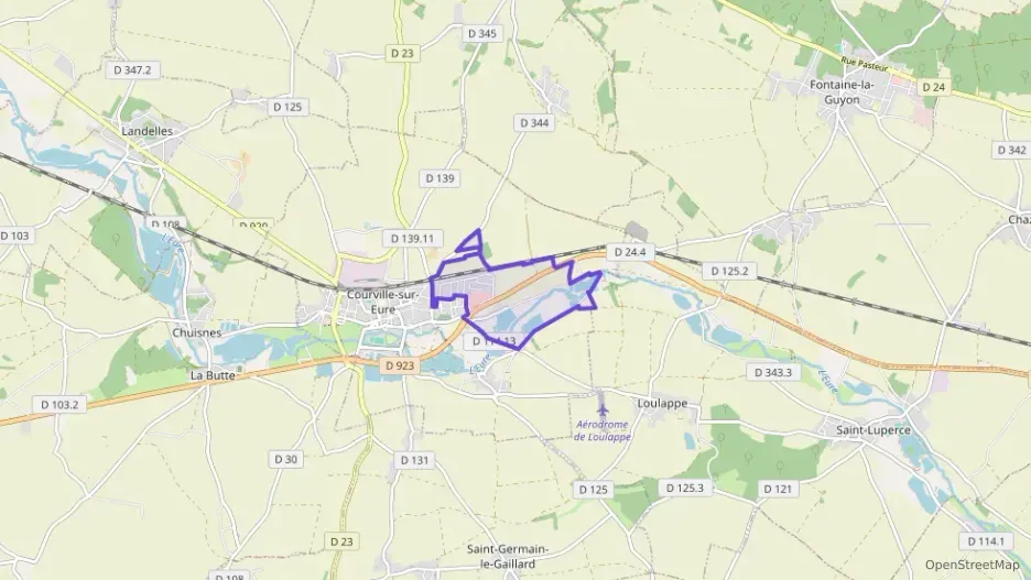 Maison 87 m² cinq pièces à vendre à Courville-sur-Eure