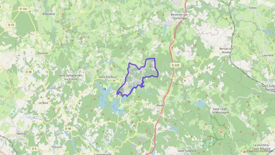 Maison 60 m² deux pieces à vendre à Saint-Pardoux-le-Lac