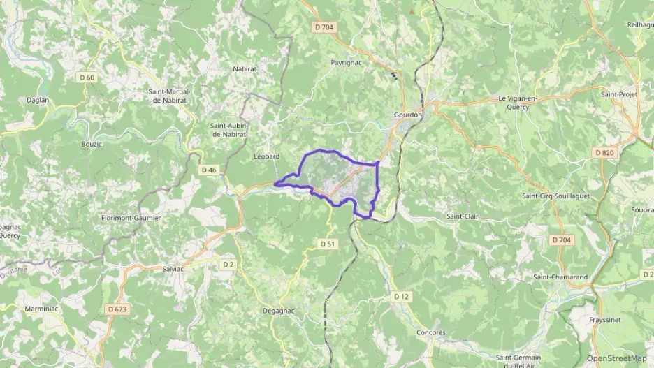 Maison 50 m² trois pièces à vendre à Gourdon